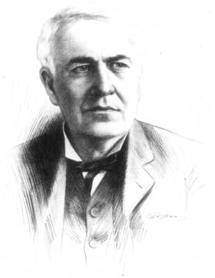 309x400 Thomas A Edison - Thomas Edison Drawing