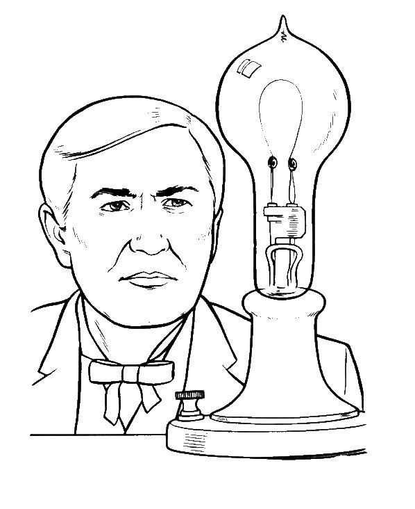 Thomas Edison Drawing at Explore collection of