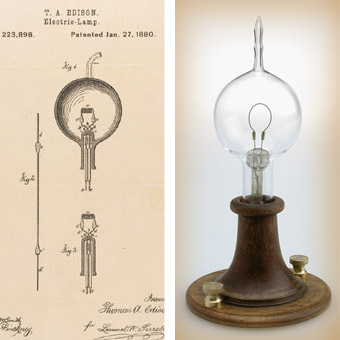 340x340 Thomas Edison - Thomas Edison Light Bulb Drawing