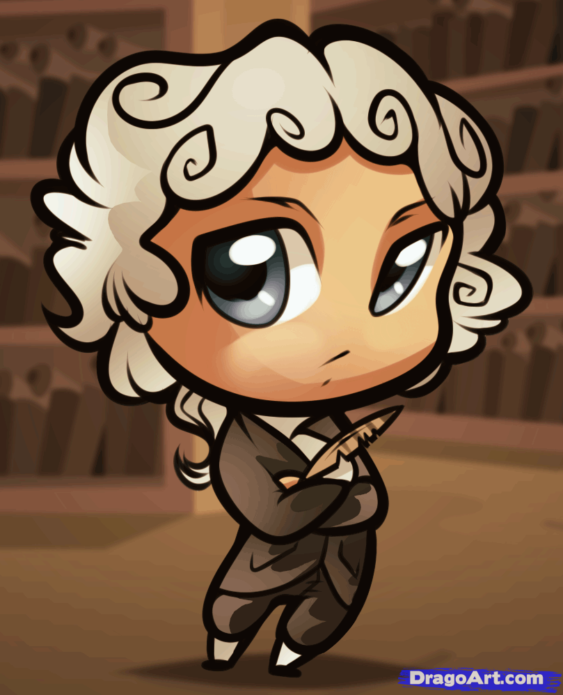 809x997 how to draw chibi thomas jefferson, step - Thomas Jefferson Drawing