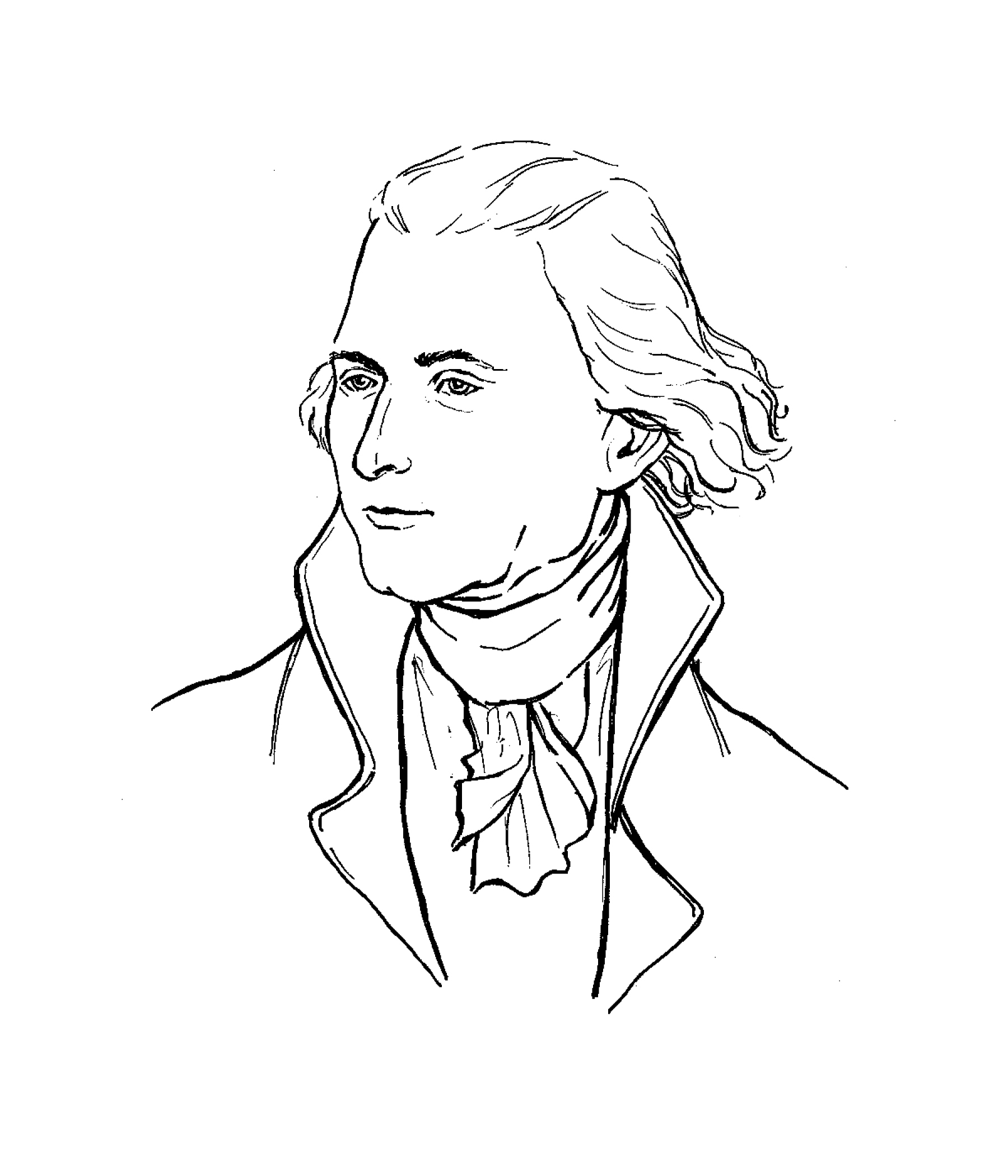 Thomas Jefferson Drawing At Explore Collection Of