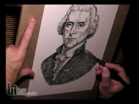480x360 portrait of thomas jefferson - Thomas Jefferson Drawing