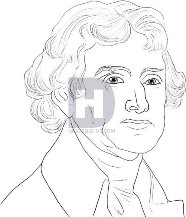 Thomas Jefferson Drawing at PaintingValley.com | Explore collection of ...