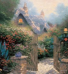 Thomas Kinkade Drawings