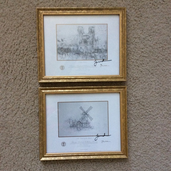 580x580 Thomas Kinkade Other Signed Artist Sketches Poshmark - Thomas Kinkade Drawings
