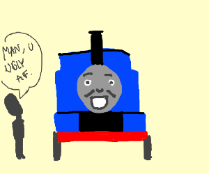 300x250 a really ugly thomas the tank engine drawing - Thomas The Tank Engine Drawing
