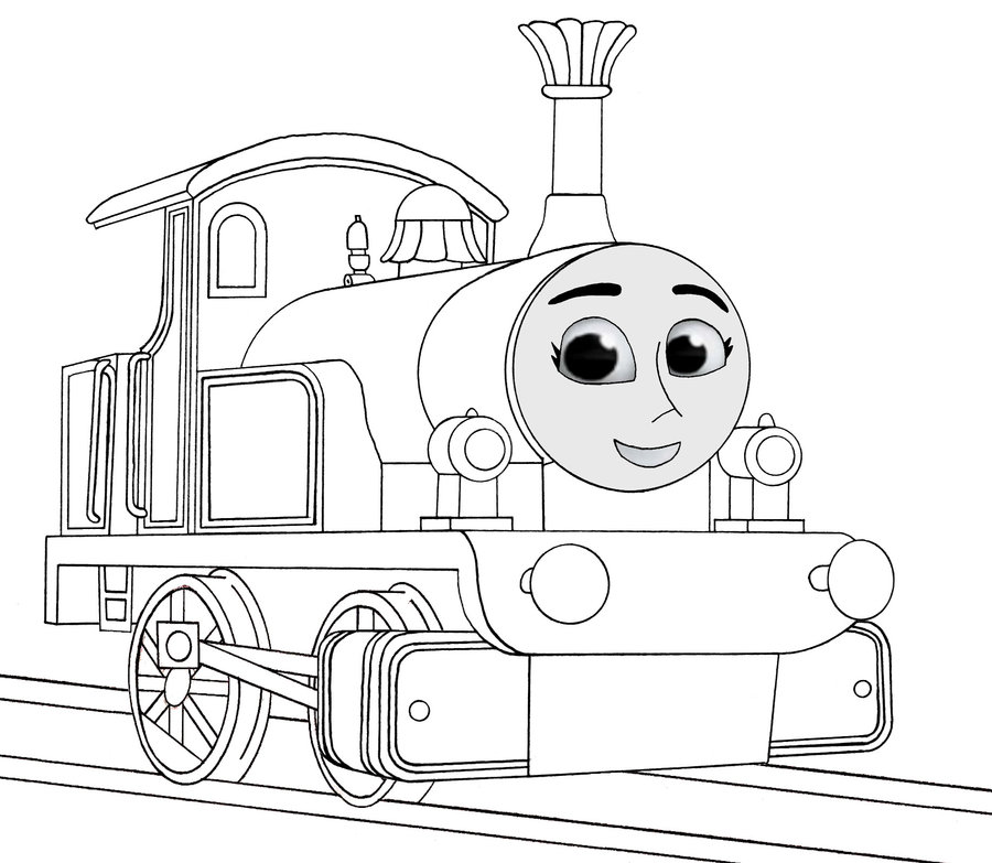 900x783 Thomas The Train Coloring - Thomas The Tank Engine Drawing