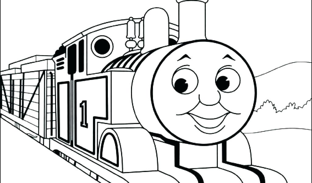 1024x600 creative idea thomas train coloring pages the tank engine free - Thomas The Tank Engine Drawing