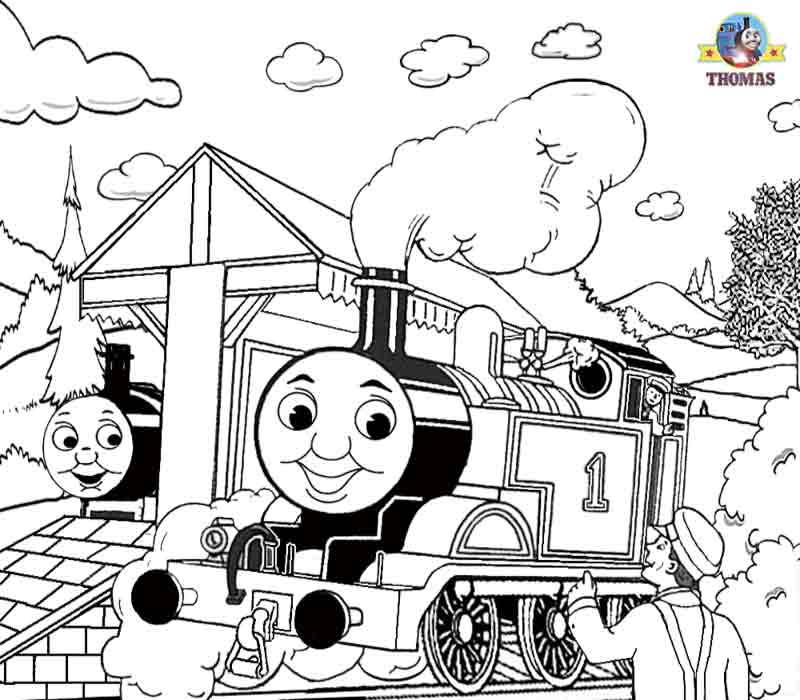 Thomas The Train Drawing at PaintingValley.com | Explore collection of