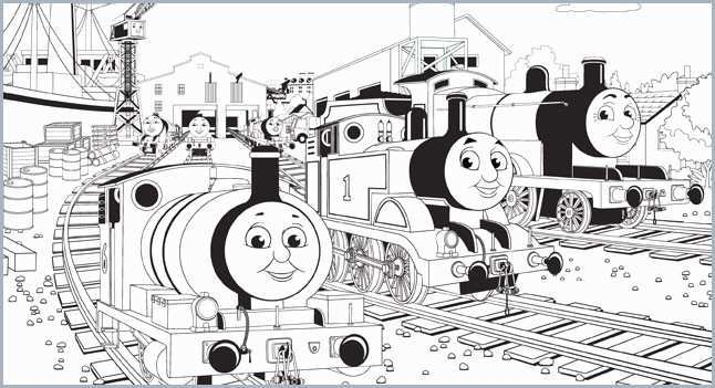 646x351 thomas and friends coloring elegant thomas the train drawing - Thomas The Train Drawing