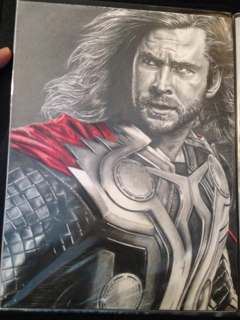 Thor Avengers Drawing At PaintingValley Com Explore Collection Of Thor Avengers Drawing