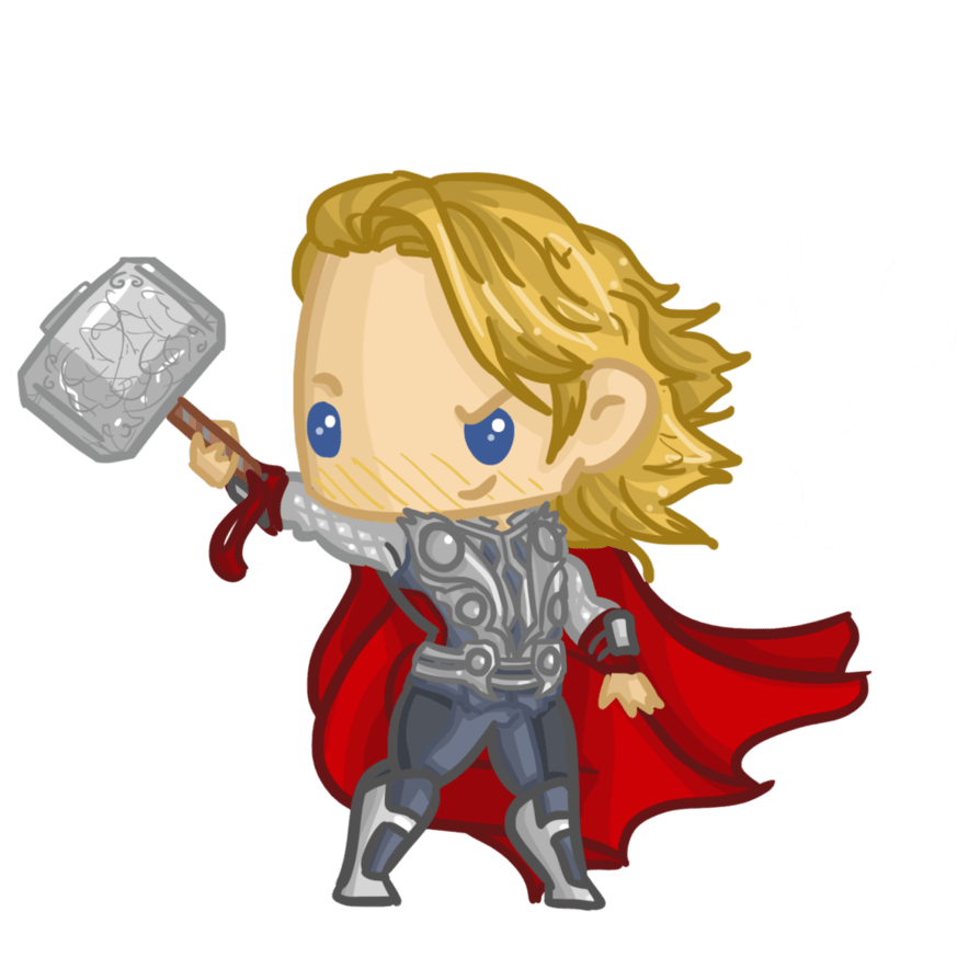 Thor Cartoon Drawing at PaintingValley.com | Explore collection of Thor ...