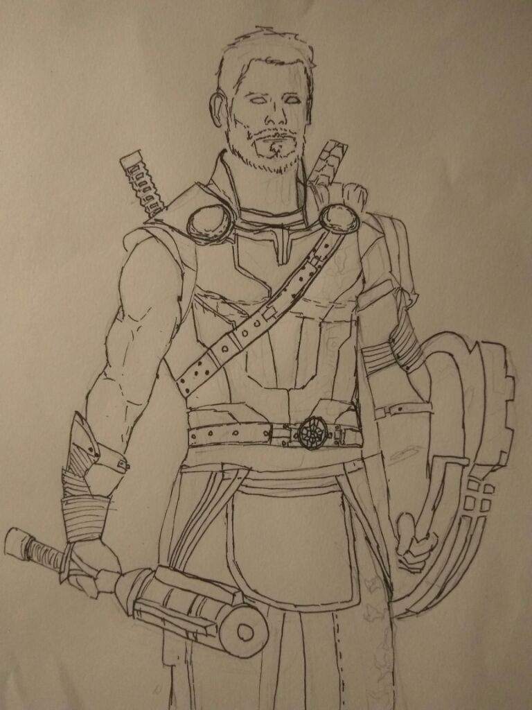 768x1024 thor - Thor Drawing