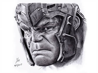 334x250 thor ragnarok drawing - Thor Drawing