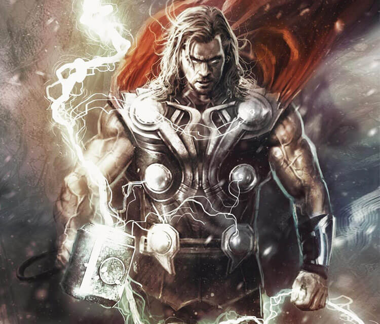 750x640 Thor Drawing - Thor Drawing