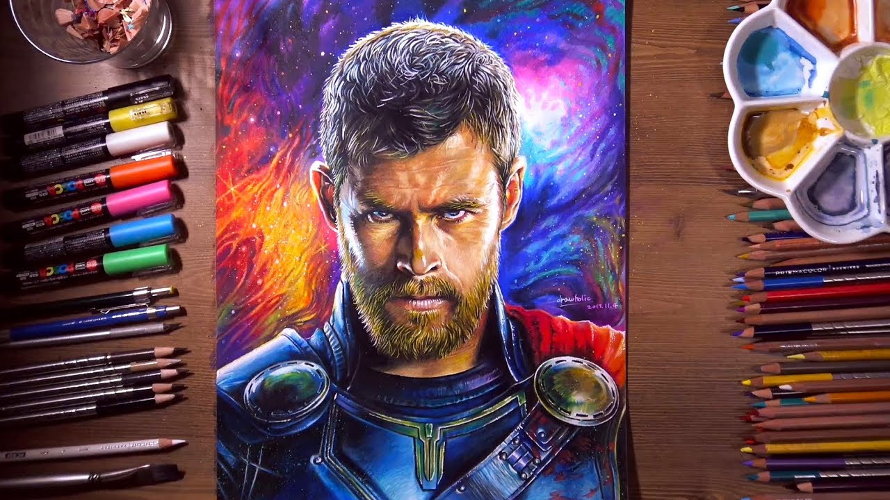 1280x720 drawing thor - Thor Drawing