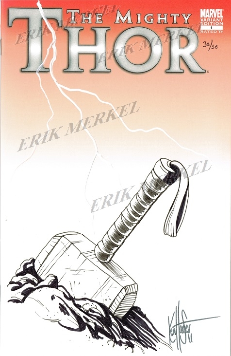 476x731 mighty thor - Thor Hammer Drawing