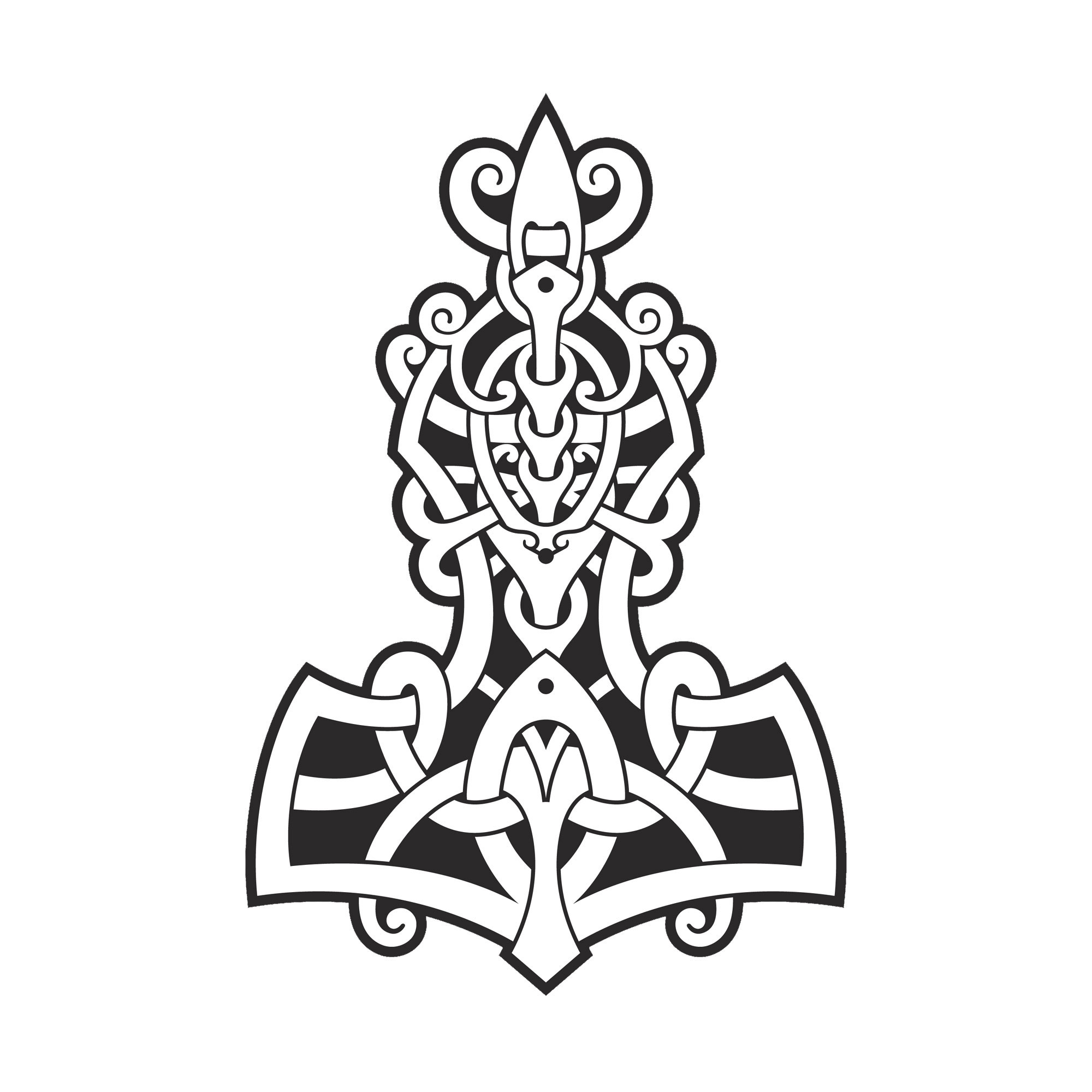 2000x2000 thor's hammer - Thor Hammer Drawing