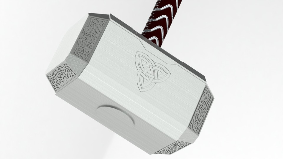 960x540 thor hammer cad model library grabcad - Thor Hammer Drawing
