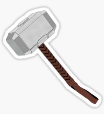 210x230 thors hammer drawing stickers redbubble - Thor Hammer Drawing