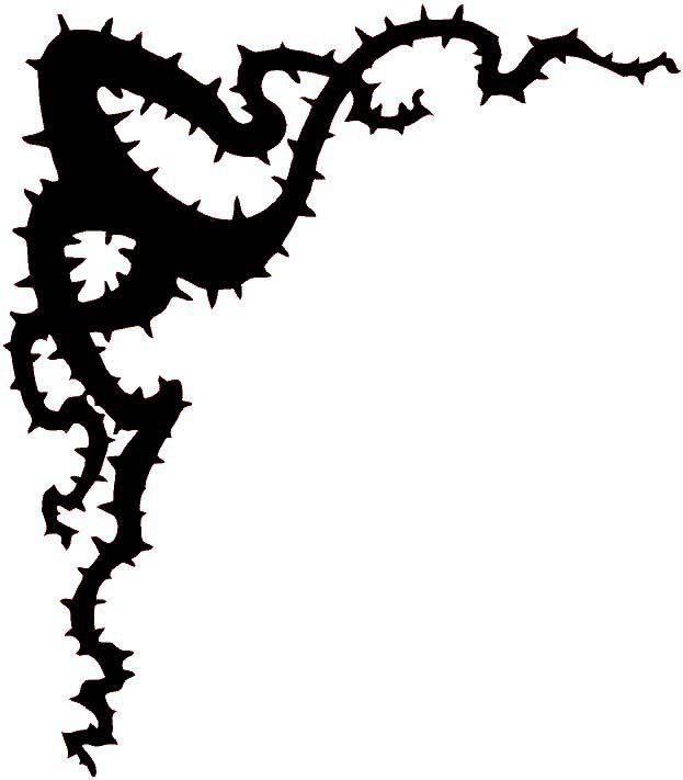 623x711 thorn bush drawing - Thorn Bush Drawing