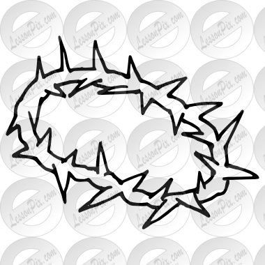 380x380 thorn crown cliparts free download clip art - Thorn Crown Drawing