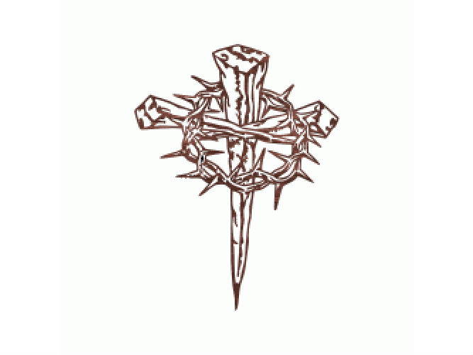 667x500 deeply meaningful christian tattoos - Thorn Crown Drawing