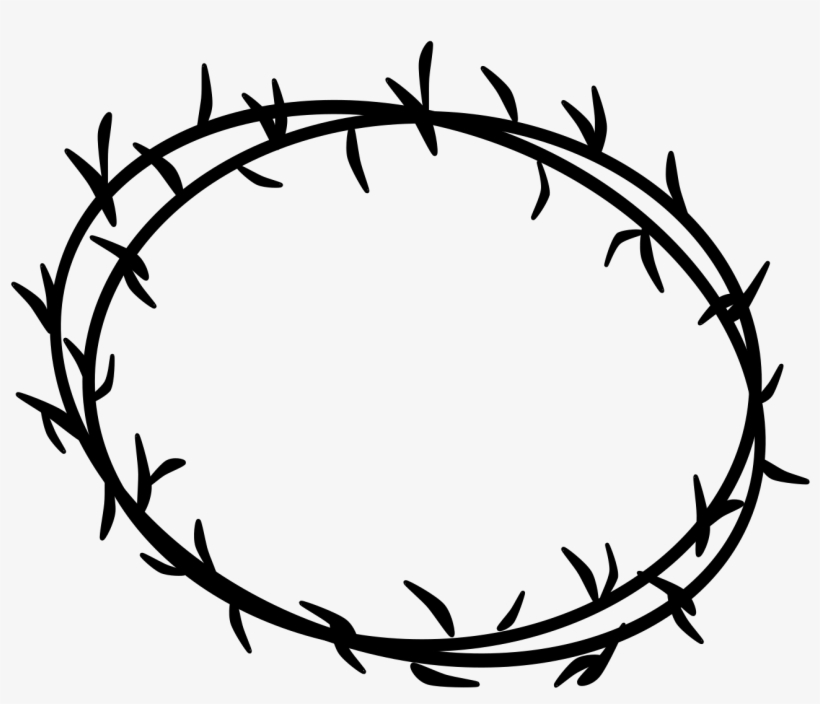 820x704 best crown of thorn black image - Thorn Crown Drawing