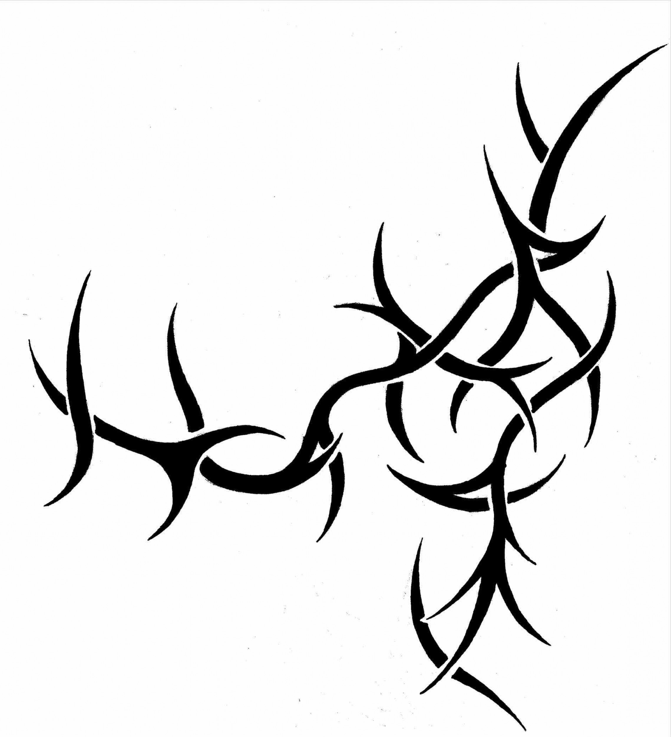 Thorns Drawing Easy Thorns Draw Vines Drawings Tree Dark Google