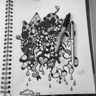 320x320 my thoughts jumbled into a drawing - Thoughts Drawing