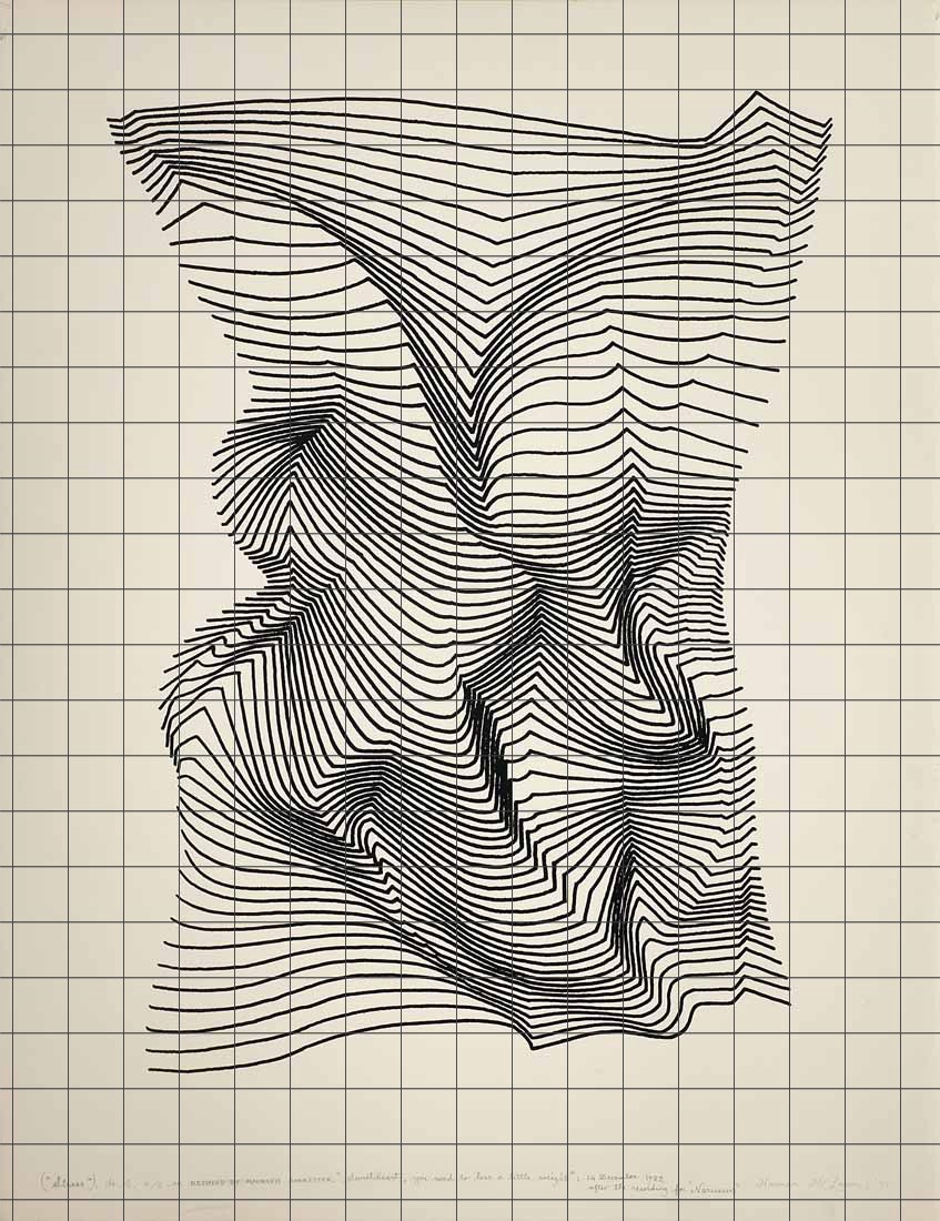 847x1100 random thoughts from drawing lines shu wu medium - Thoughts Drawing