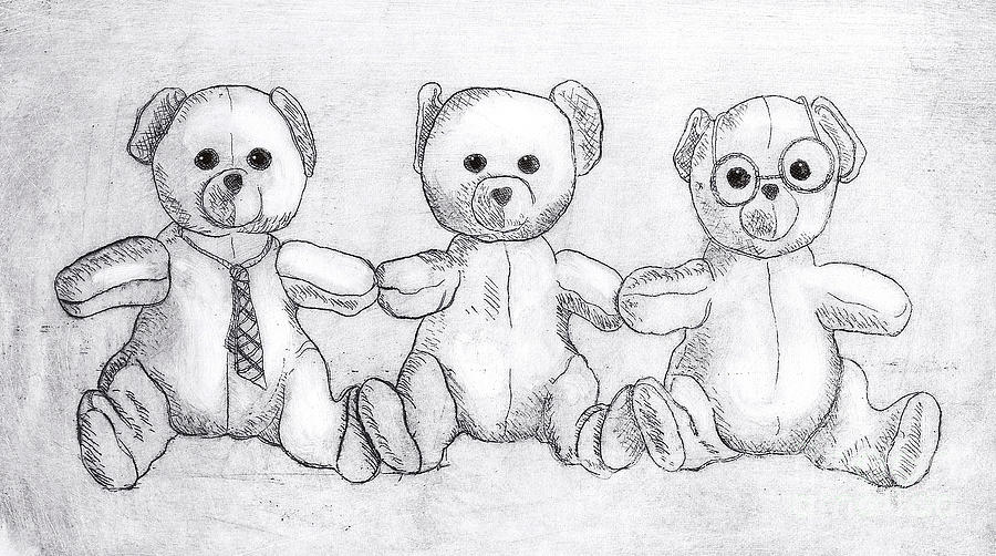 900x502 The Three Bears Drawing - Three Bears Drawing