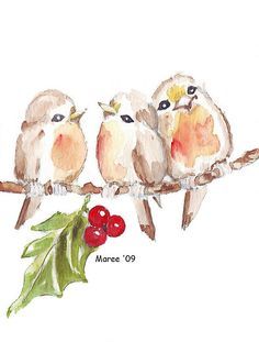 236x311 Image Result For Sketch Of Three Birds Vintage Flowers - Three Birds Drawing