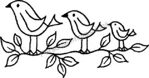 500x262 Papiria - Three Birds Drawing