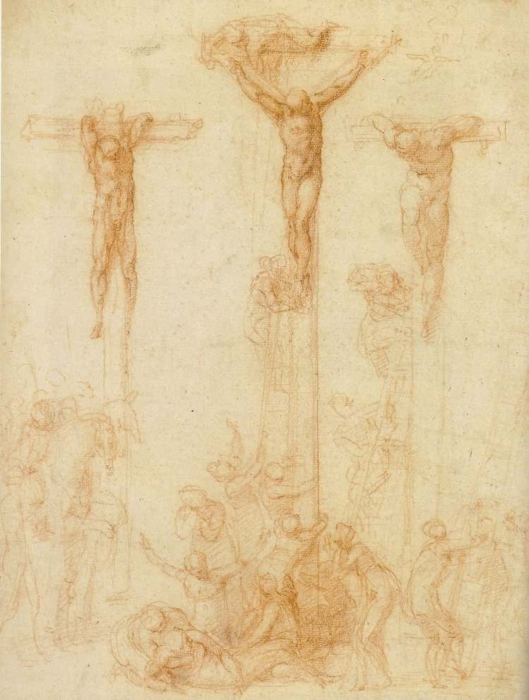 749x991 The Three Crosses - Three Crosses Drawing