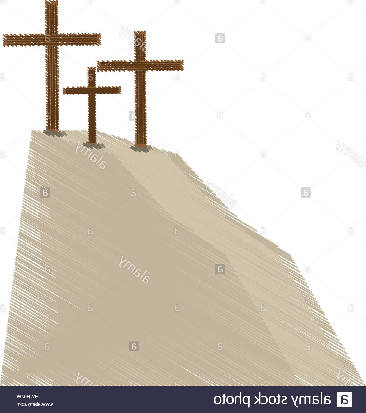 1232x1390 Top Three Crosses Drawing Photos - Three Crosses Drawing