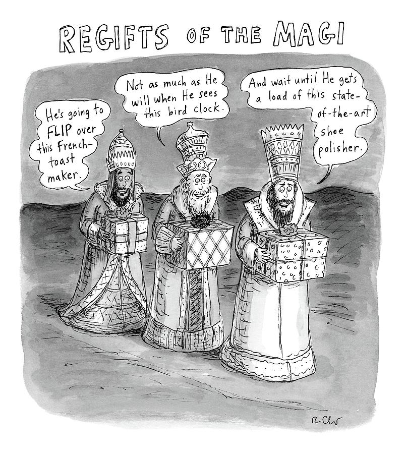 805x900 Regifts Of The Magi Features The Three Kings Drawing - Three Kings Drawing