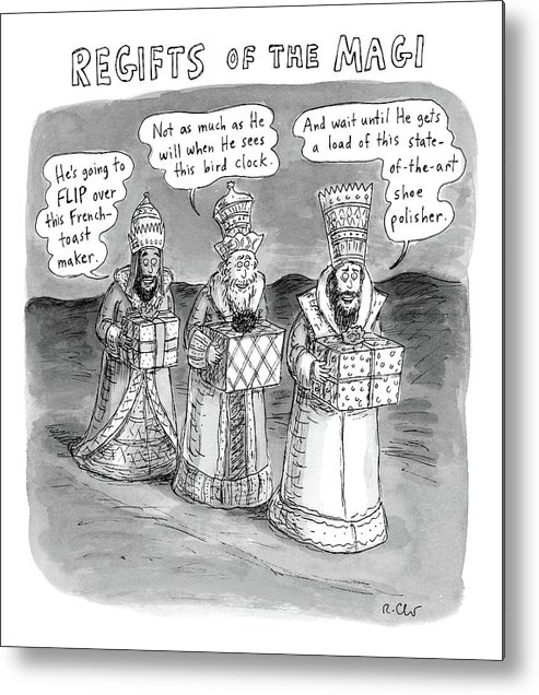 493x636 Regifts Of The Magi Features The Three Kings Metal Print - Three Kings Drawing