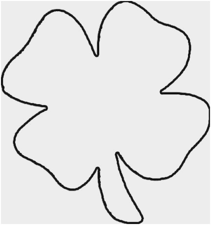 432x460 Three Leaf Clover Coloring - Three Leaf Clover Drawing