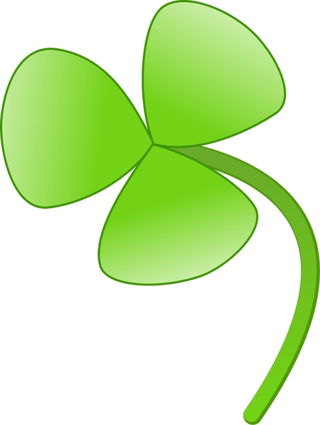 452x600 Three Leaves Clover Free Vector In Open Office Drawing - Three Leaf Clover Drawing