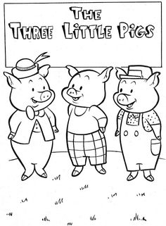 236x321 Best Little Pigs Stage Set Images Puppets, Animal Masks - Three Little Pigs Drawing