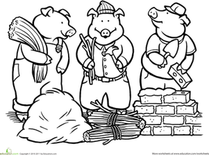 301x224 Three Little Pigs Fun Retrospectives - Three Little Pigs Drawing