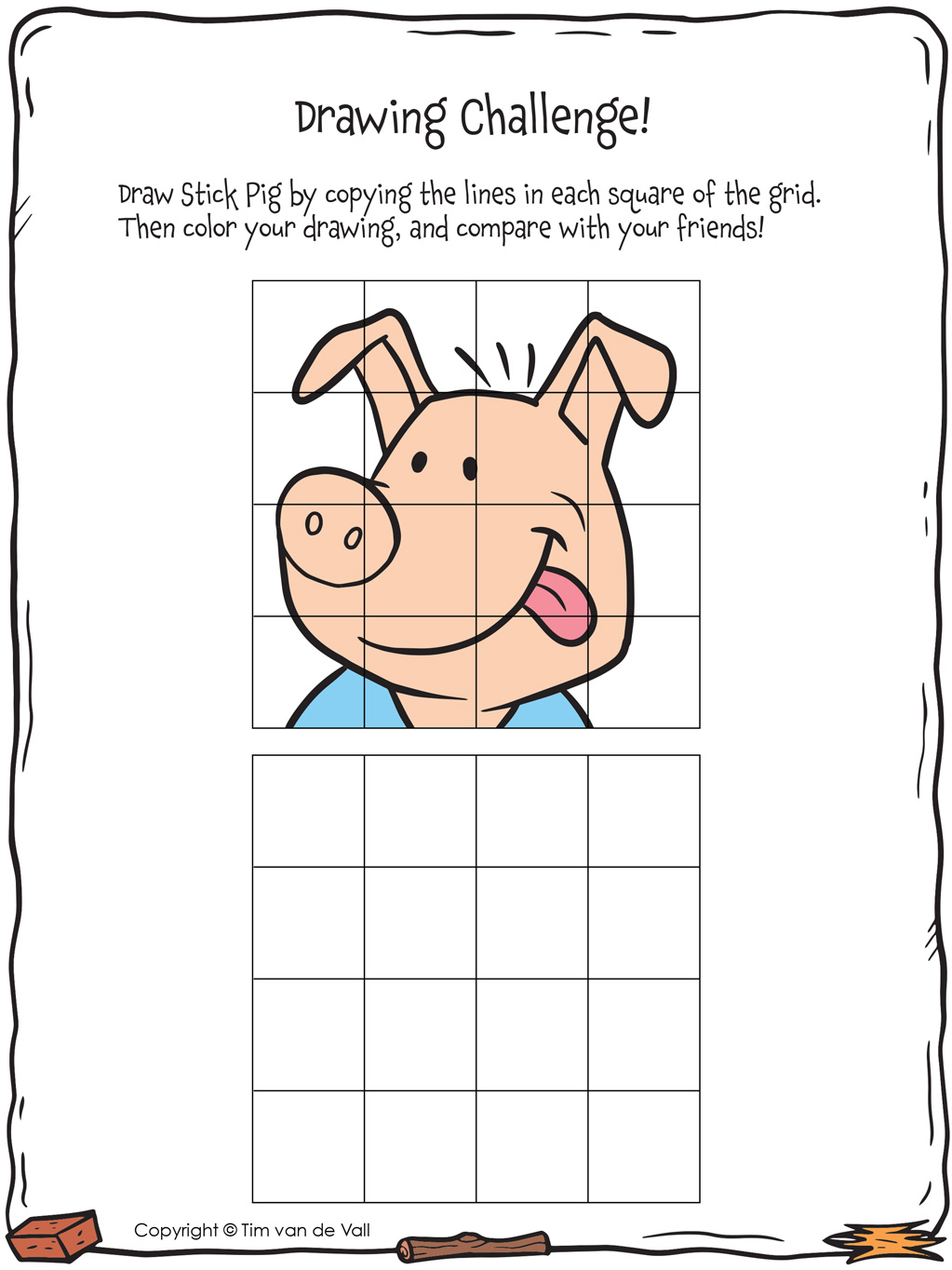 1023x1364 Three Little Pigs Drawing Activities The Three Little Pigs Story - Three Little Pigs Drawing