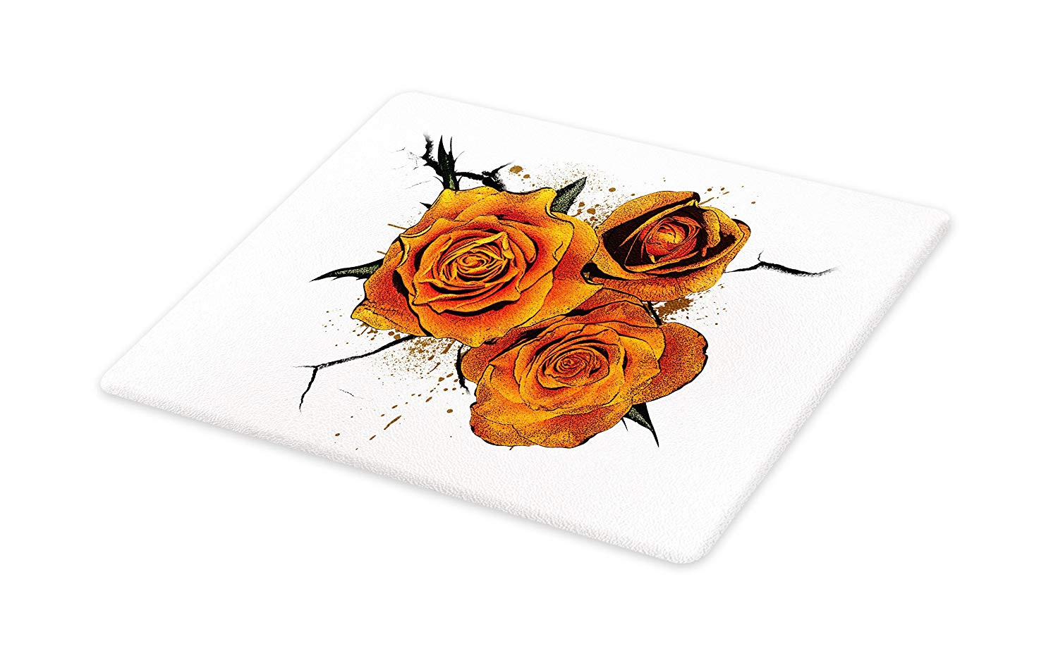 1500x934 lunarable rose cutting board, three roses flowers - Three Roses Drawing
