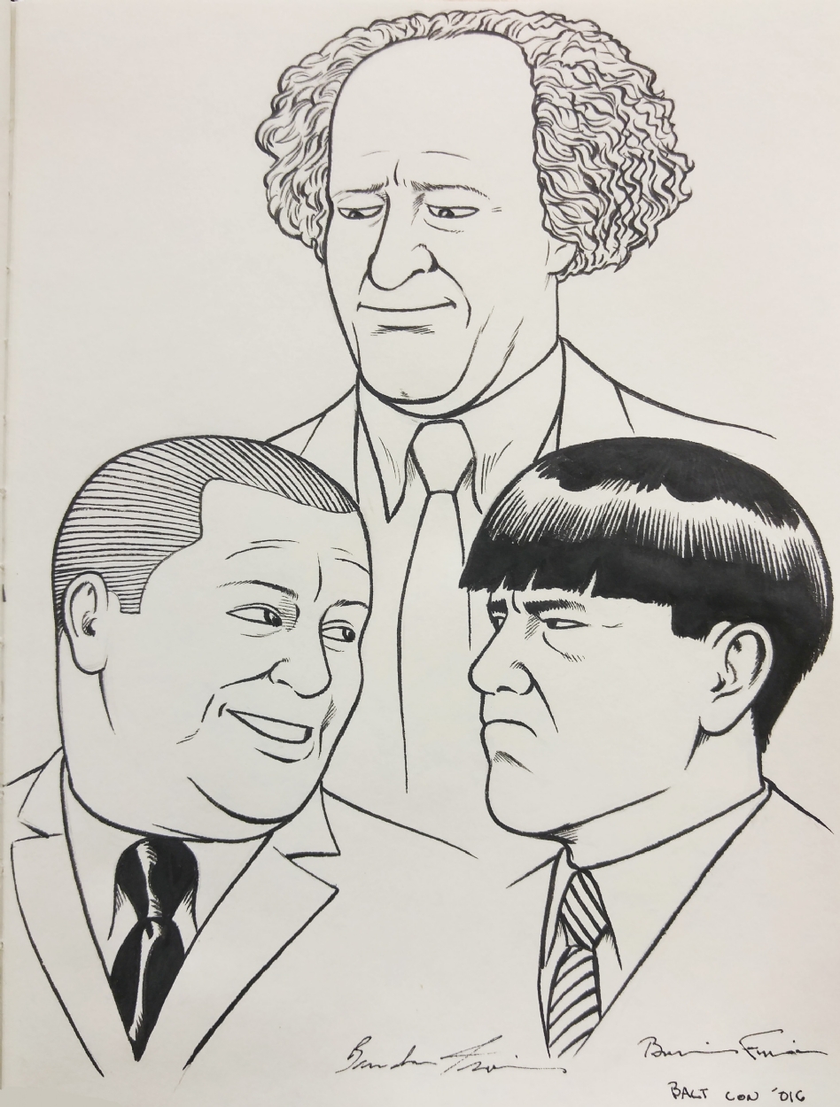 948x1250 The Three Stooges Sketch - Three Stooges Drawing