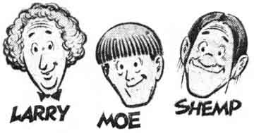 360x189 Wall Of Shemp - Three Stooges Drawing