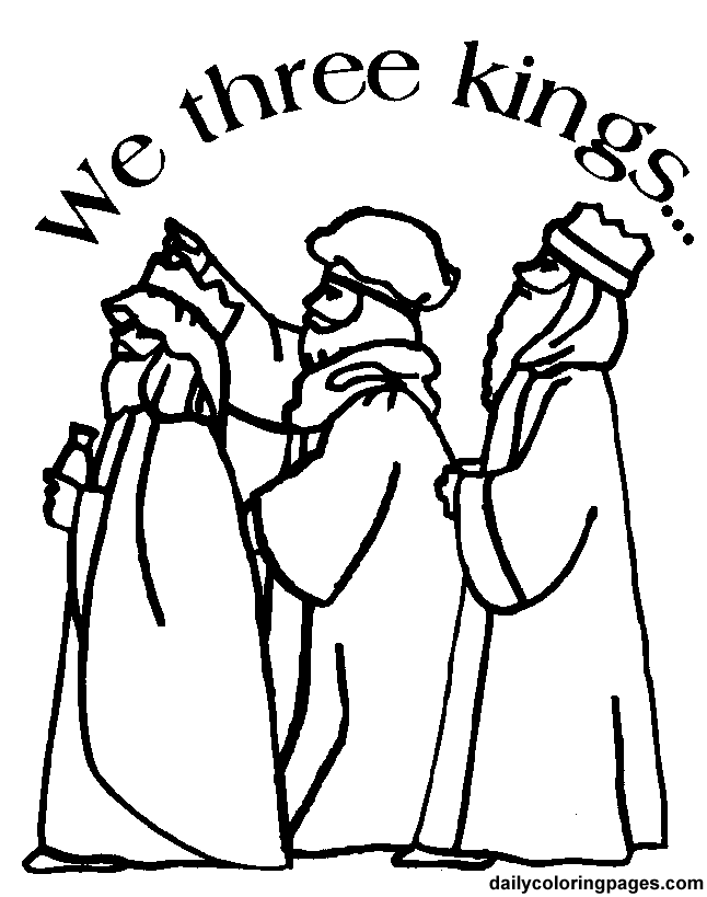 646x819 Three Kings Crafts Three Wise Men Christmas Coloring Pages - Three Wise Men Drawing
