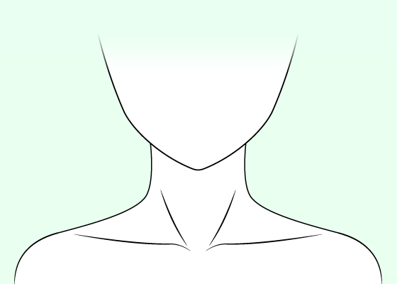 560x400 how to draw anime neck shoulders - Throat Drawing