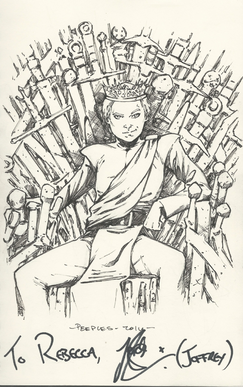 786x1250 king joffrey on the iron throne - Throne Drawing