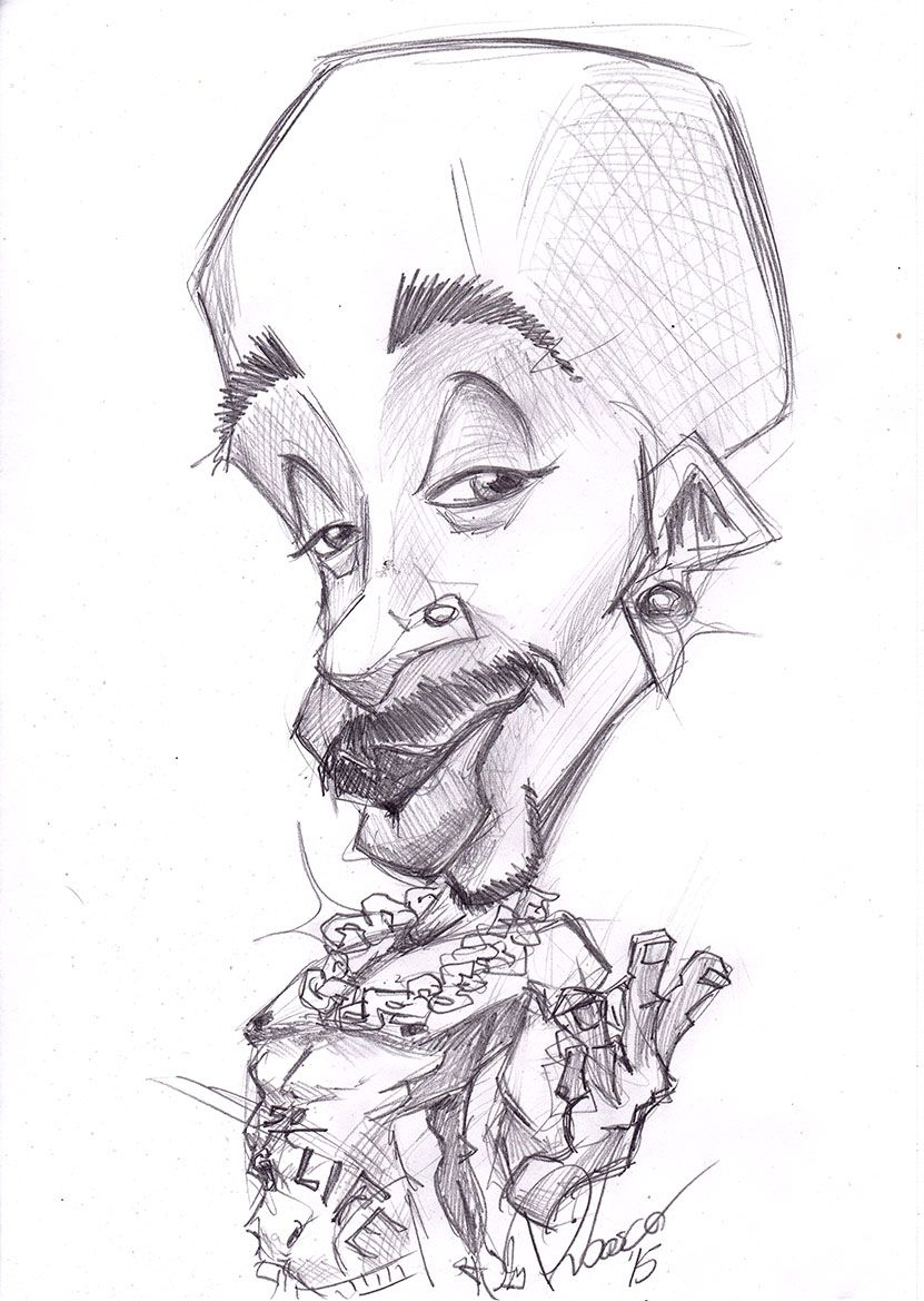 831x1169 tupac - Thug Life Drawing